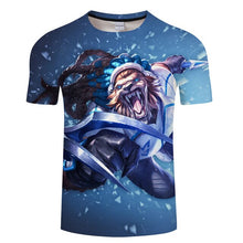 Load image into Gallery viewer, league of legends T-shirt men women casual T Shirt LOL Game character fasion 3d Printed Tshirt camiseta hombre tops ASIAN SIZE