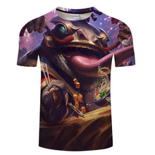 Load image into Gallery viewer, league of legends T-shirt men women casual T Shirt LOL Game character fasion 3d Printed Tshirt camiseta hombre tops ASIAN SIZE
