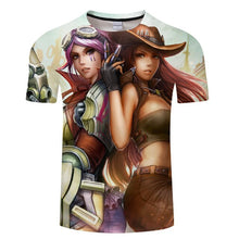 Load image into Gallery viewer, league of legends T-shirt men women casual T Shirt LOL Game character fasion 3d Printed Tshirt camiseta hombre tops ASIAN SIZE