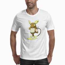 Load image into Gallery viewer, T Shirt PIKACHU POKEMON Tshirt Casual O-Neck Short Mens Shirts Funny T Shirts White Men Tops Tees Clothing