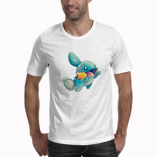 Load image into Gallery viewer, T Shirt PIKACHU POKEMON Tshirt Casual O-Neck Short Mens Shirts Funny T Shirts White Men Tops Tees Clothing