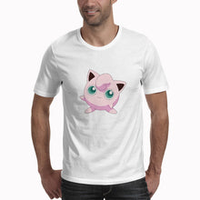 Load image into Gallery viewer, T Shirt PIKACHU POKEMON Tshirt Casual O-Neck Short Mens Shirts Funny T Shirts White Men Tops Tees Clothing