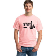 Load image into Gallery viewer, 2018 Don't Get Older I Level Up T Shirt Tops Summer Casual Cotton O-neck Short Sleeve Funny Game Gamer T-shirts Tee Clothing