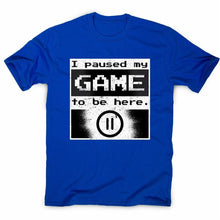 Load image into Gallery viewer, Paused Gamer - Men'S T-Shirt Plus Size Clothing Tee Shirt