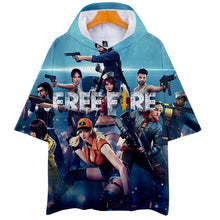 Load image into Gallery viewer, Brand New Digital Free Fire 3d Printed T Shirt Cosplay Short Sleeve T-shirt T shirts Casual Gamer Clothing Hoodies Tshirt Tops