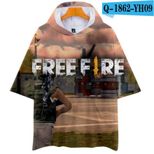 Load image into Gallery viewer, Brand New Digital Free Fire 3d Printed T Shirt Cosplay Short Sleeve T-shirt T shirts Casual Gamer Clothing Hoodies Tshirt Tops