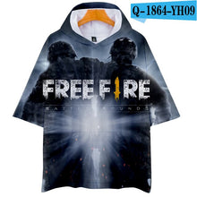 Load image into Gallery viewer, Brand New Digital Free Fire 3d Printed T Shirt Cosplay Short Sleeve T-shirt T shirts Casual Gamer Clothing Hoodies Tshirt Tops