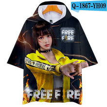 Load image into Gallery viewer, Brand New Digital Free Fire 3d Printed T Shirt Cosplay Short Sleeve T-shirt T shirts Casual Gamer Clothing Hoodies Tshirt Tops
