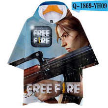 Load image into Gallery viewer, Brand New Digital Free Fire 3d Printed T Shirt Cosplay Short Sleeve T-shirt T shirts Casual Gamer Clothing Hoodies Tshirt Tops
