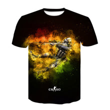 Load image into Gallery viewer, Cool CS GO Gamers Men t shirt summer new csgo men cozy t -shirt 3D print high quality top tees brand clothing hip hop