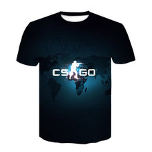 Load image into Gallery viewer, Cool CS GO Gamers Men t shirt summer new csgo men cozy t -shirt 3D print high quality top tees brand clothing hip hop