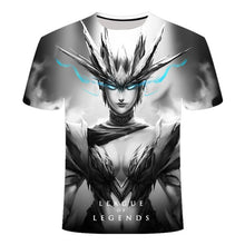 Load image into Gallery viewer, 2020 New Dark style 3D League of legends T shirt Yasuo Jarvan IV Twisted Fate E-sports team clothing men's women's LOL t-shirt