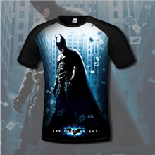 Load image into Gallery viewer, Super Hero Men's T shirt Comfortable Anime Joker & Batman 3D Print T-shirts Casual gamer Clothing flexible fashion shirt