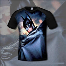 Load image into Gallery viewer, Super Hero Men's T shirt Comfortable Anime Joker & Batman 3D Print T-shirts Casual gamer Clothing flexible fashion shirt