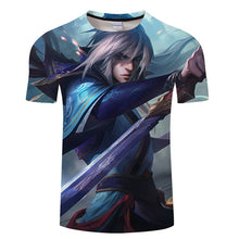 Load image into Gallery viewer, league of legends T-shirt men women casual T Shirt LOL Game character fasion 3d Printed Tshirt camiseta hombre tops ASIAN SIZE
