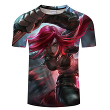 Load image into Gallery viewer, league of legends T-shirt men women casual T Shirt LOL Game character fasion 3d Printed Tshirt camiseta hombre tops ASIAN SIZE
