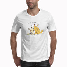 Load image into Gallery viewer, T Shirt PIKACHU POKEMON Tshirt Casual O-Neck Short Mens Shirts Funny T Shirts White Men Tops Tees Clothing
