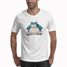 Load image into Gallery viewer, T Shirt PIKACHU POKEMON Tshirt Casual O-Neck Short Mens Shirts Funny T Shirts White Men Tops Tees Clothing
