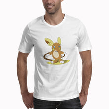 Load image into Gallery viewer, T Shirt PIKACHU POKEMON Tshirt Casual O-Neck Short Mens Shirts Funny T Shirts White Men Tops Tees Clothing

