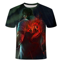 Load image into Gallery viewer, 2020 E-sports game League of Legends yasuo leesin Thresh 3D printing T-shirt men's children's T-shirt Asian size S-6XL
