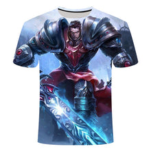 Load image into Gallery viewer, 2020 E-sports game League of Legends yasuo leesin Thresh 3D printing T-shirt men's children's T-shirt Asian size S-6XL
