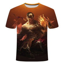 Load image into Gallery viewer, 2020 E-sports game League of Legends yasuo leesin Thresh 3D printing T-shirt men's children's T-shirt Asian size S-6XL
