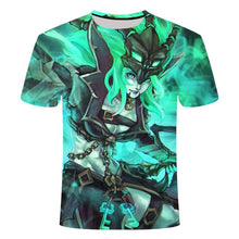Load image into Gallery viewer, 2020 E-sports game League of Legends yasuo leesin Thresh 3D printing T-shirt men's children's T-shirt Asian size S-6XL

