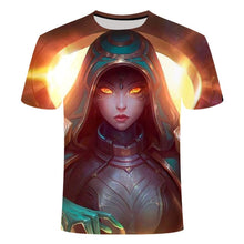 Load image into Gallery viewer, 2020 E-sports game League of Legends yasuo leesin Thresh 3D printing T-shirt men's children's T-shirt Asian size S-6XL
