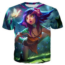 Load image into Gallery viewer, HX Newest League of Legends' New Champion Neeko Curious Chameleon T shirt/Hoodie/Sweatshirt Cute Unisex Hipster Casual Tops H099
