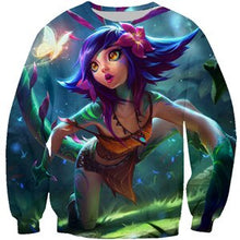Load image into Gallery viewer, HX Newest League of Legends' New Champion Neeko Curious Chameleon T shirt/Hoodie/Sweatshirt Cute Unisex Hipster Casual Tops H099
