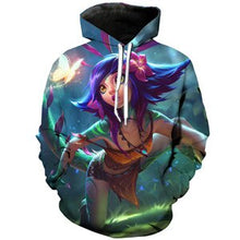 Load image into Gallery viewer, HX Newest League of Legends' New Champion Neeko Curious Chameleon T shirt/Hoodie/Sweatshirt Cute Unisex Hipster Casual Tops H099
