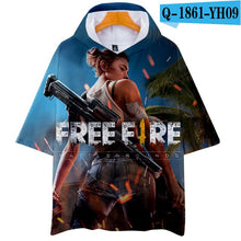 Load image into Gallery viewer, Brand New Digital Free Fire 3d Printed T Shirt Cosplay Short Sleeve T-shirt T shirts Casual Gamer Clothing Hoodies Tshirt Tops
