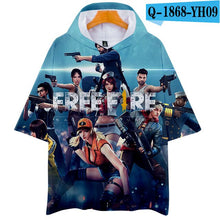 Load image into Gallery viewer, Brand New Digital Free Fire 3d Printed T Shirt Cosplay Short Sleeve T-shirt T shirts Casual Gamer Clothing Hoodies Tshirt Tops
