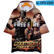Load image into Gallery viewer, Brand New Digital Free Fire 3d Printed T Shirt Cosplay Short Sleeve T-shirt T shirts Casual Gamer Clothing Hoodies Tshirt Tops
