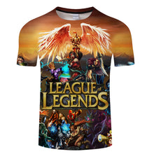 Load image into Gallery viewer, league of legends game T-shirt men 3d Printed T Shirts LOL Game character pattern design Tshirt Quick dry Breathable tops tees
