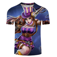 Load image into Gallery viewer, league of legends game T-shirt men 3d Printed T Shirts LOL Game character pattern design Tshirt Quick dry Breathable tops tees

