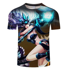 Load image into Gallery viewer, league of legends game T-shirt men 3d Printed T Shirts LOL Game character pattern design Tshirt Quick dry Breathable tops tees
