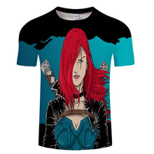 Load image into Gallery viewer, league of legends game T-shirt men 3d Printed T Shirts LOL Game character pattern design Tshirt Quick dry Breathable tops tees
