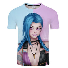 Load image into Gallery viewer, league of legends game T-shirt men 3d Printed T Shirts LOL Game character pattern design Tshirt Quick dry Breathable tops tees
