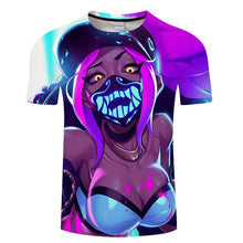 Load image into Gallery viewer, league of legends game T-shirt men 3d Printed T Shirts LOL Game character pattern design Tshirt Quick dry Breathable tops tees
