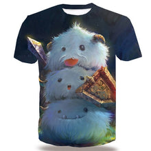 Load image into Gallery viewer, UNEY League of legends T Shirt For Men US Size Anime Tee Shirt 3D Pattern T Shirt Tops Game Player Tees Top
