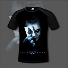 Load image into Gallery viewer, Super Hero Men's T shirt Comfortable Anime Joker &amp; Batman 3D Print T-shirts Casual gamer Clothing flexible fashion shirt
