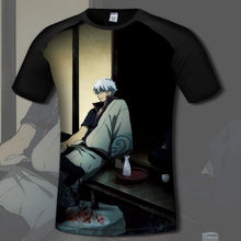Load image into Gallery viewer, Quality Digital Print GINTAMA T-shirt Flexible Prnit Anime T-shirts Casual gamer Clothing Comic Costume short sleeve shirt
