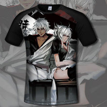Load image into Gallery viewer, Quality Digital Print GINTAMA T-shirt Flexible Prnit Anime T-shirts Casual gamer Clothing Comic Costume short sleeve shirt
