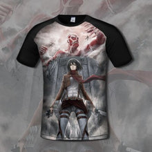 Load image into Gallery viewer, [XHTWCY]3D Print Comfortable Attack on Titans Men's T shirt Comfortable Anime T-shirts Casual gamer Clothing flexib short sleeve
