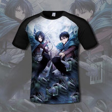 Load image into Gallery viewer, [XHTWCY]3D Print Comfortable Attack on Titans Men's T shirt Comfortable Anime T-shirts Casual gamer Clothing flexib short sleeve
